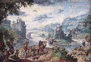 BOL, Hans Landscape with the Fall of Icarus oil painting